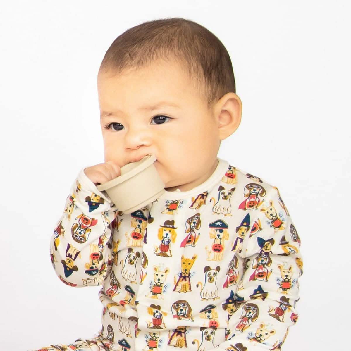 tricks or treats modal magnetic parent favorite footie - re-loved