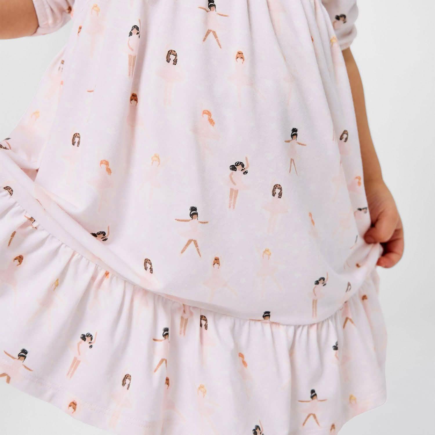 tutu twirls modal magnetic easy peasy dress + legging set