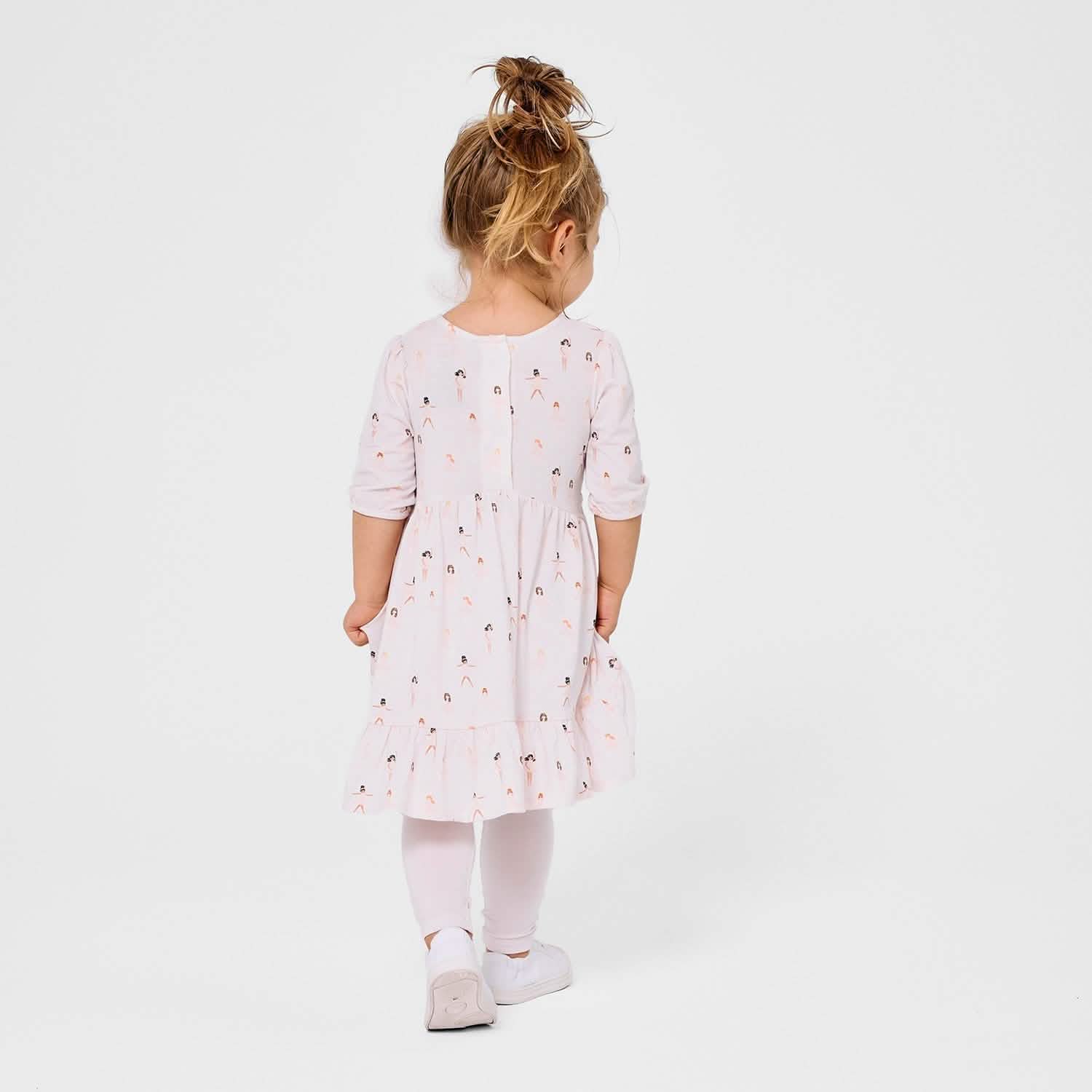 tutu twirls modal magnetic easy peasy dress + legging set