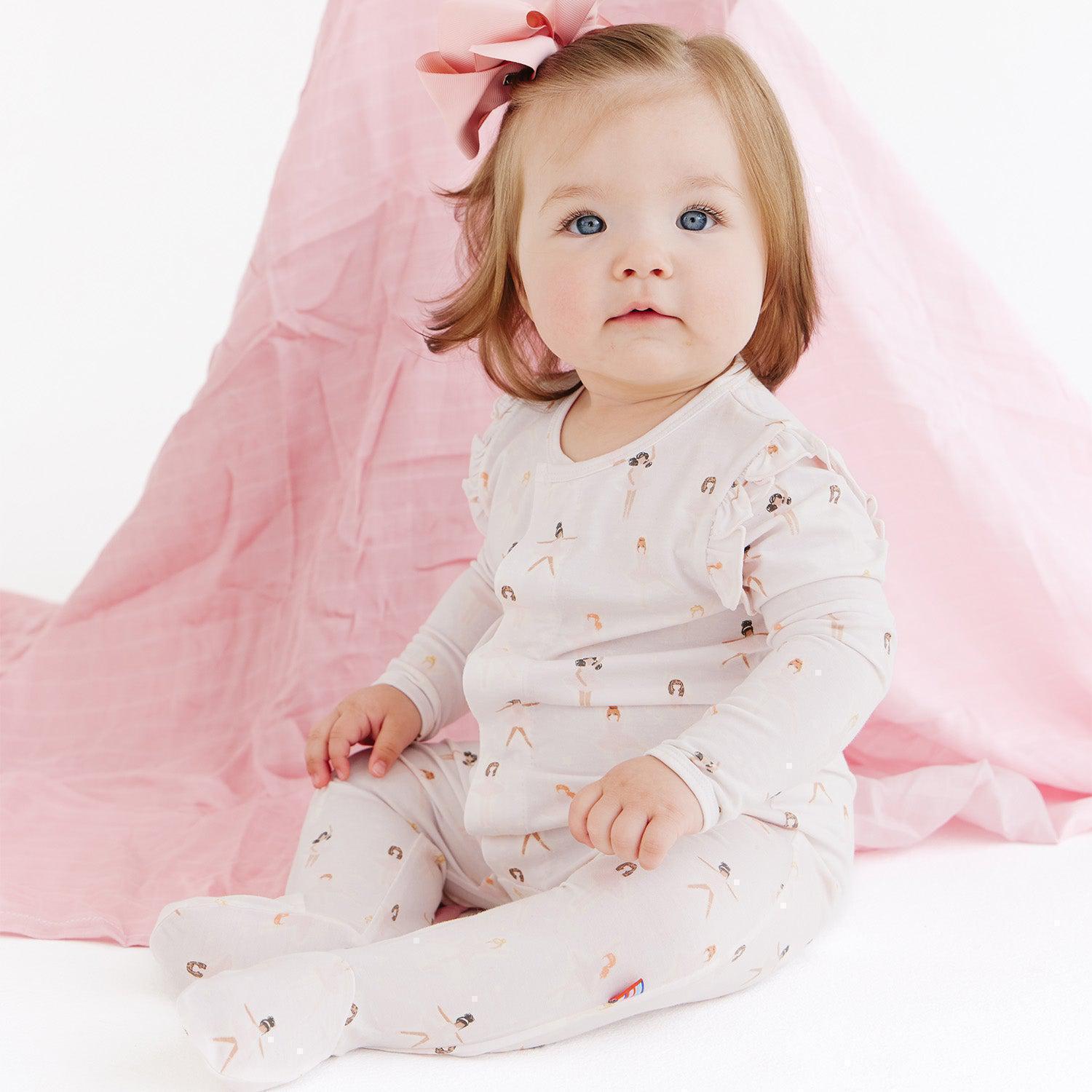 tutu twirls modal magnetic parent favorite footie - re-loved