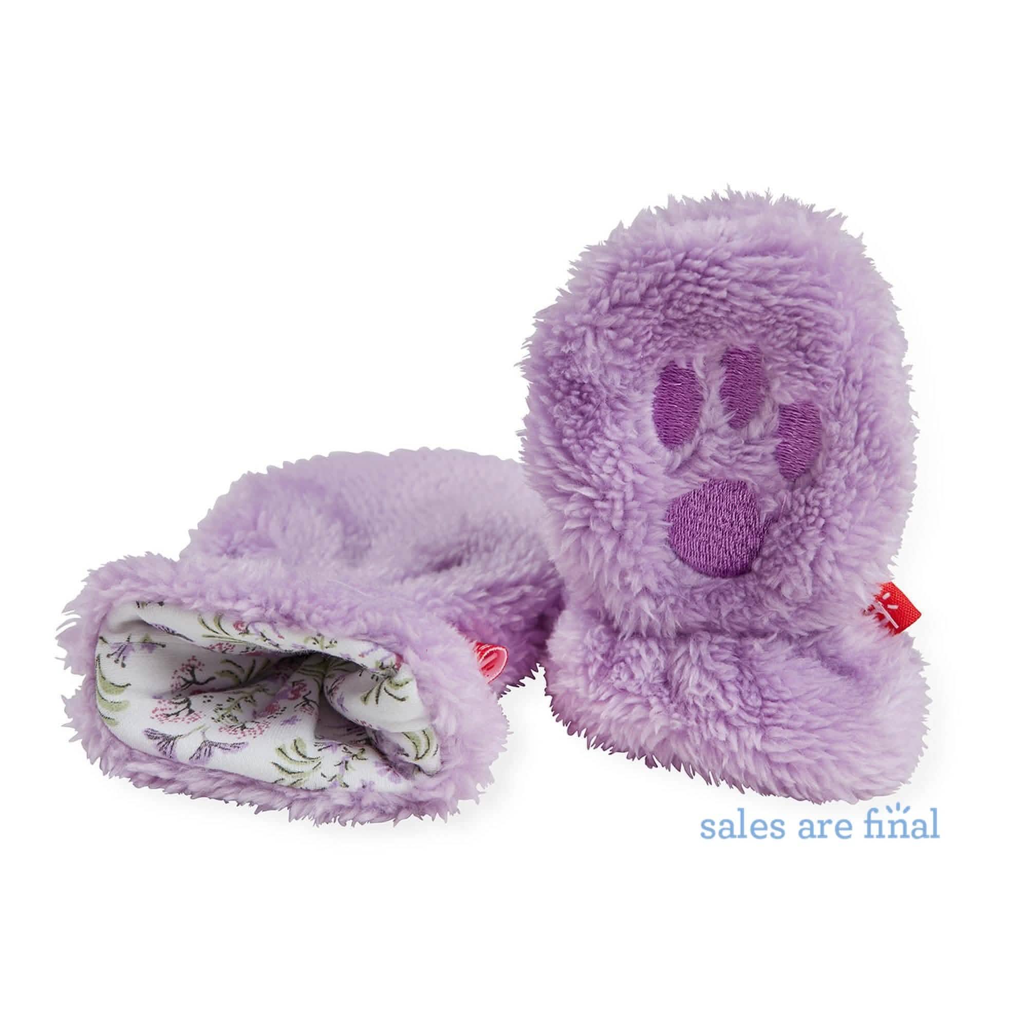 unicorn lavender so soft minky magnetic mittens