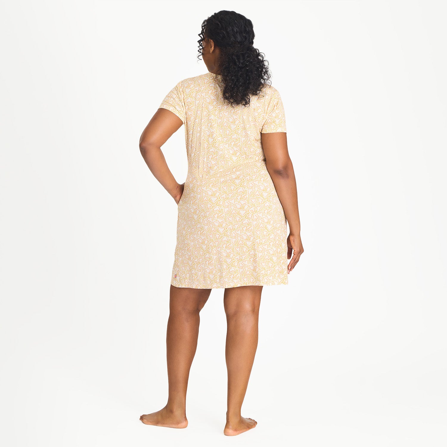 Magnetic Me women's magnetic nightgown with magnetic closures down the front, view 7