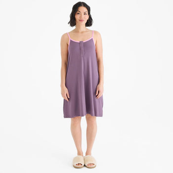 women's eggplant modal magnetic comfort cami gown