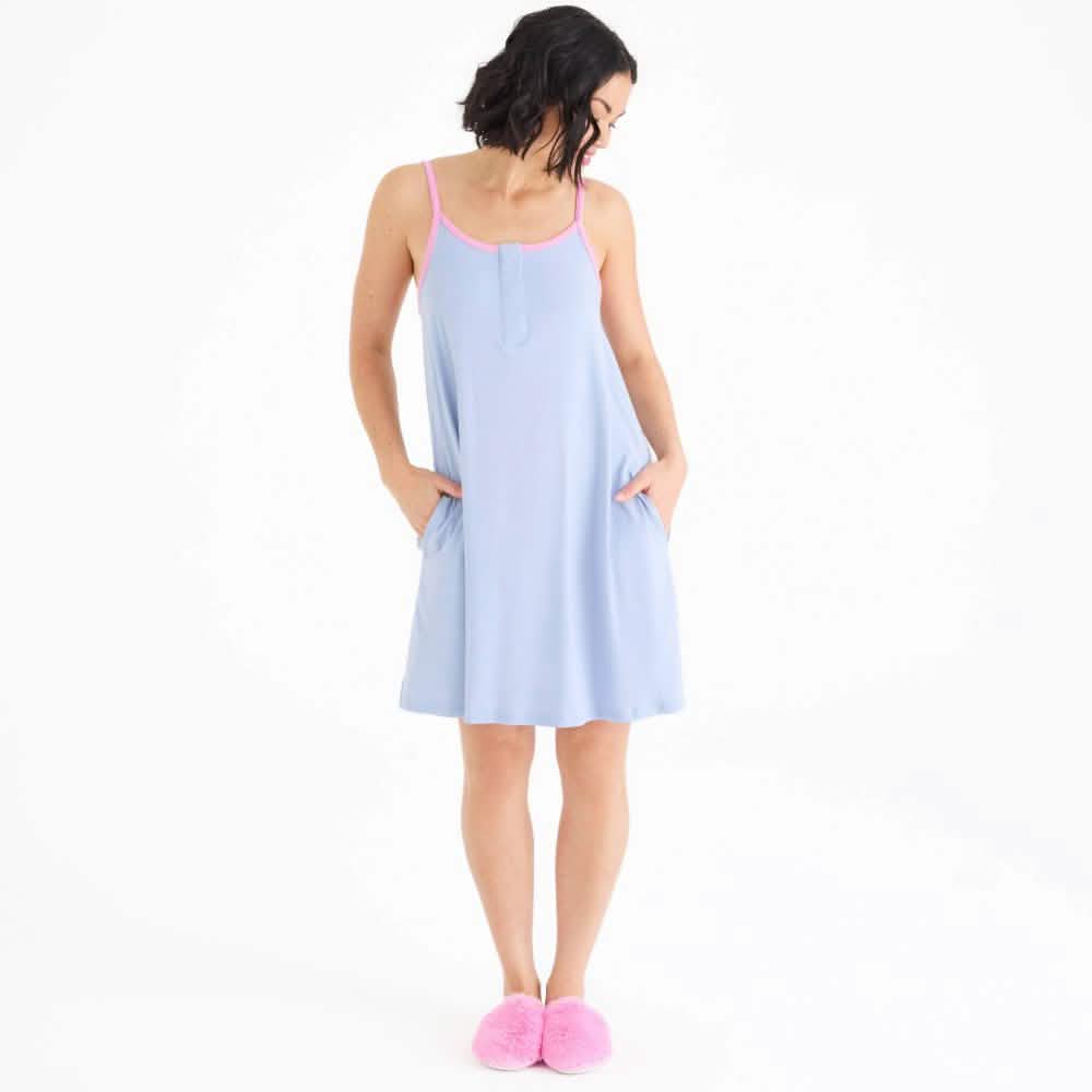 women's soft slate modal magnetic comfort cami gown